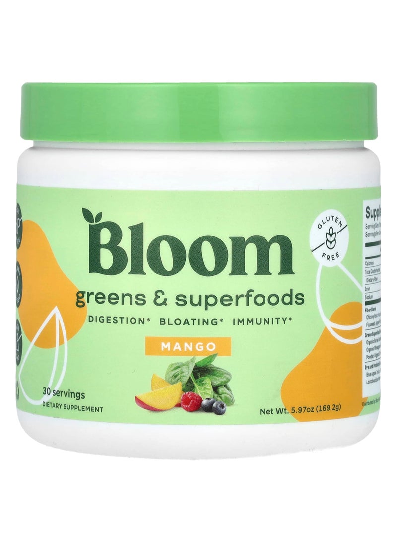 Greens & Superfoods, Mango, 5.97 oz (169.2 g)